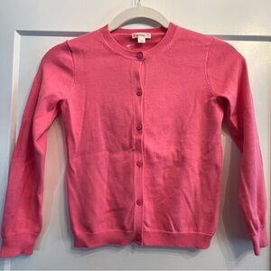 J.Crew Factory girls pink cardigan sweater
